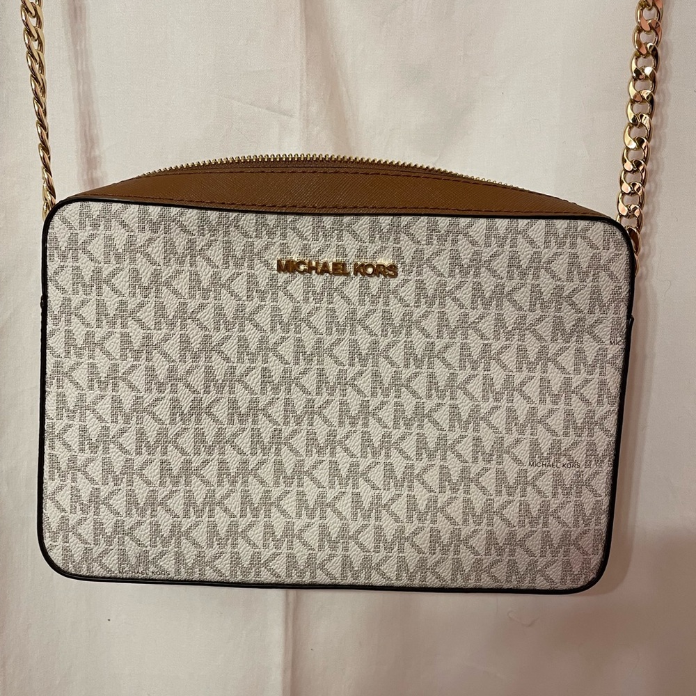 Michael Kors Jet Set Travel Logo Crossbody Bag